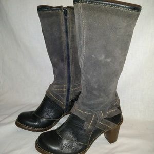 Caminar Por La Vida Leather & Suede boots Sz 38
